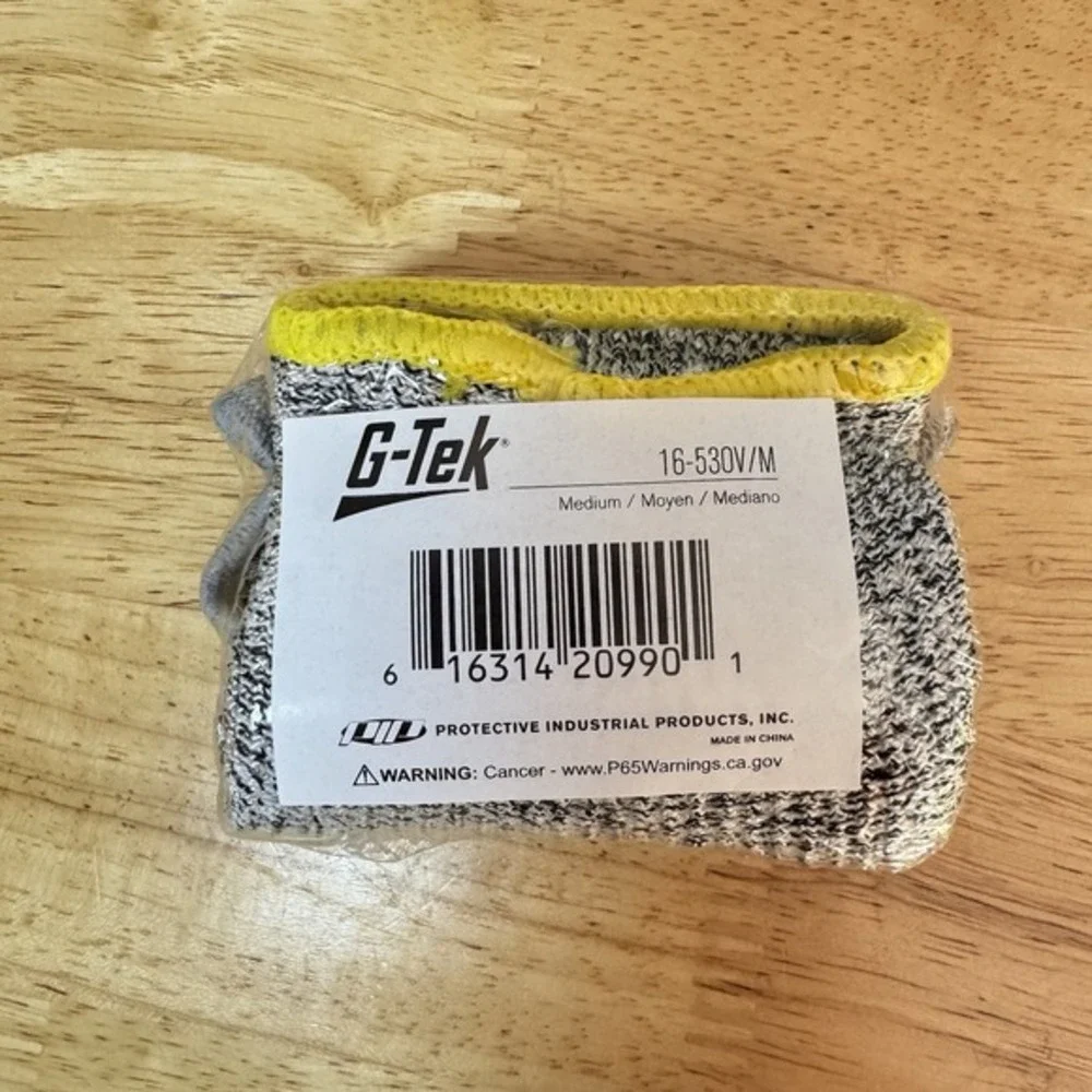 2 Pack Cut Resistant Gloves Hand Protection‎ PolyKor Pip G-Tek16-150L Medium